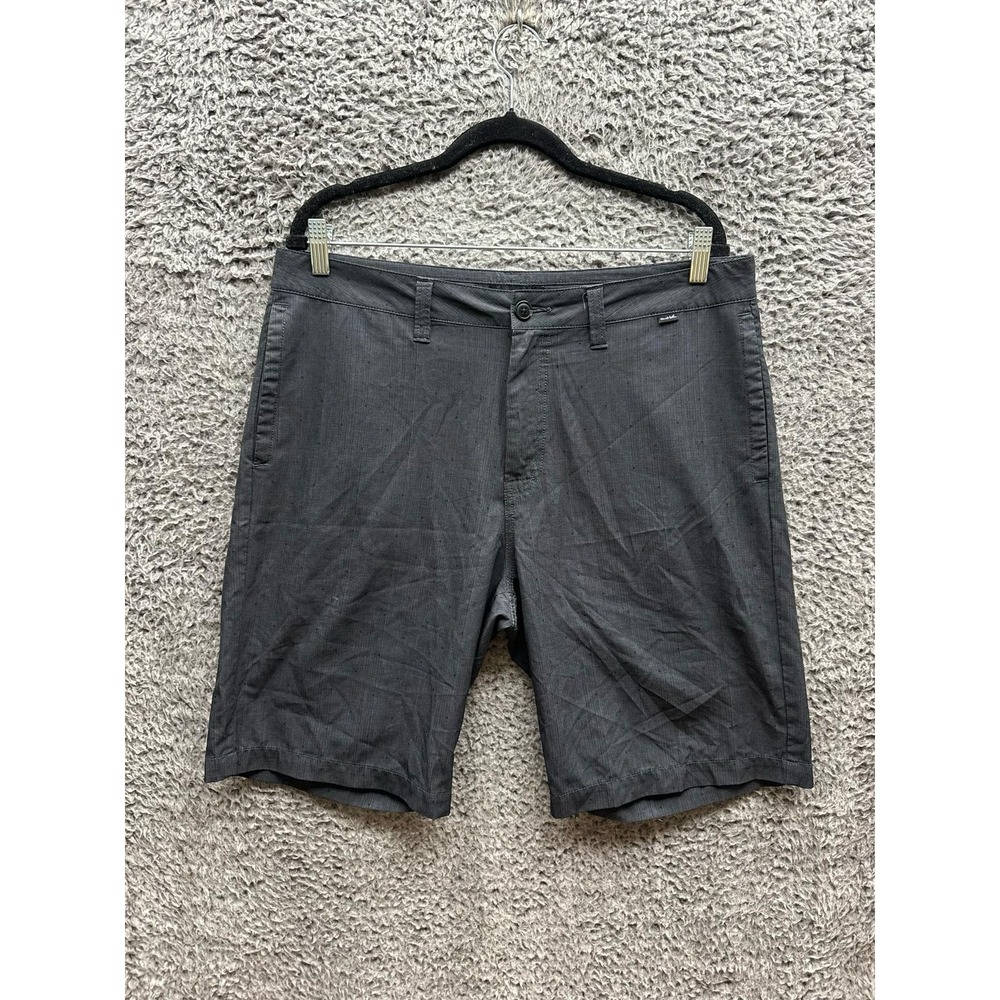 Travis Mathew Black Polka Dots Golf Chino Shorts Gray Mens Size 34